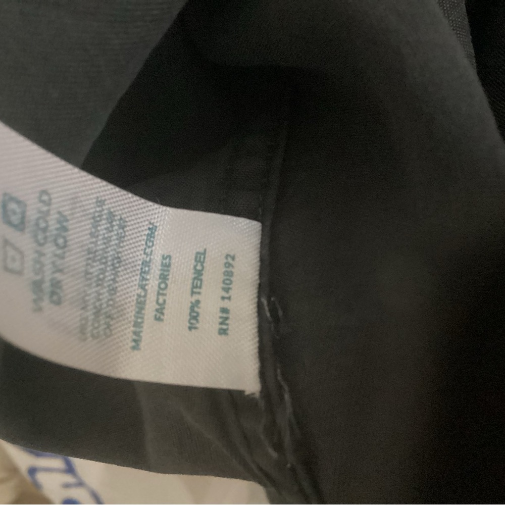 Marine Layer Tercel Button Down Xs Gray Charcoal … - image 6